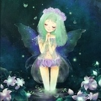 女孩水彩风头像图片