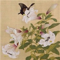 中国风壁画头像图片