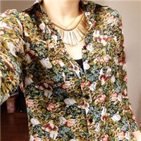 复古碎花头像图片