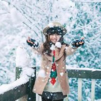 雪中情怀头像图片