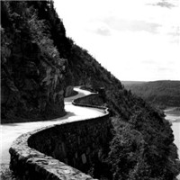 黑白风景头像图片