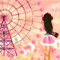 女生摩天轮头像图片