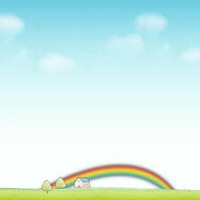 卡通彩虹头像图片