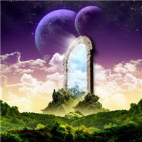 科幻风景头像图片