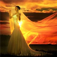 余晖下的浪漫头像图片