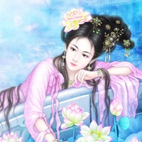 古装手绘女生头像图片