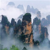 云雾缭绕的仙境头像图片