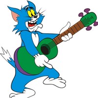 Q版的弹着吉它头像图片