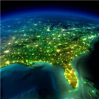 夜光璀璨的岛屿头像图片