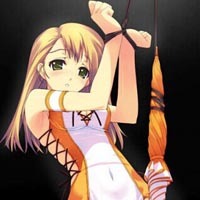 被捆绑的美少女头像图片