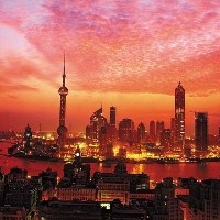 上海外滩夜景头像图片