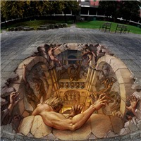 街头三维涂鸦头像图片