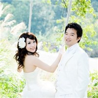 婚纱与秋千头像图片