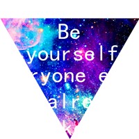 三角形星空头像图片