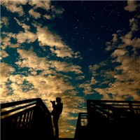 有意境的夜晚头像图片