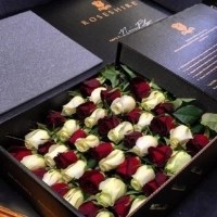 礼盒玫瑰头像图片