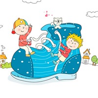 卡通鞋子头像图片