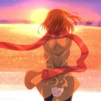 漫画里的夕阳头像图片