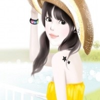 淑女卡通头像图片