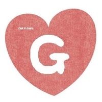 心形图案带字母头像图片