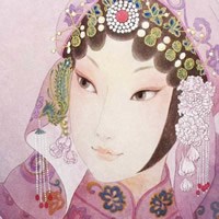 花旦素描头像图片