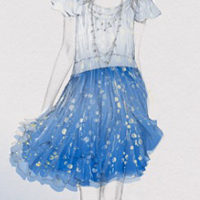 天蓝色卡通/天蓝色动漫头像图片