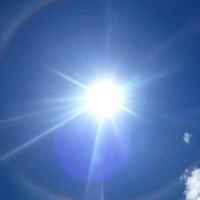 耀眼的太阳光头像图片