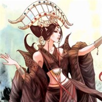 古装美人手绘头像图片