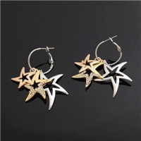 星星图案耳环头像图片