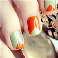 糖果色指甲头像图片