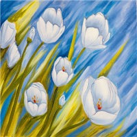 Q版郁金香头像图片