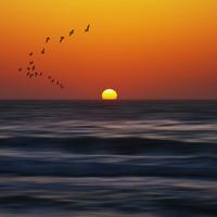 光影天空头像图片