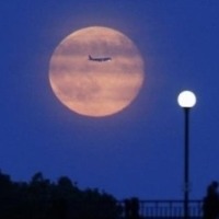 超级月亮头像图片