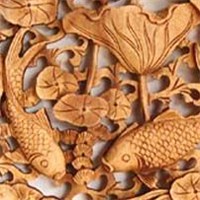 东阳木雕头像图片