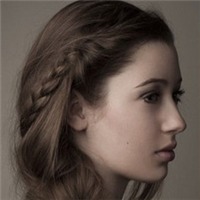 编简单发型的妹子头像图片