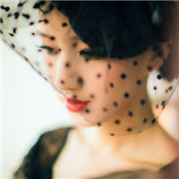 乌纱遮脸，性感妖娆并存头像图片