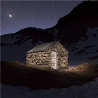 荒野中独栋小屋头像图片