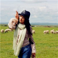 美丽的草原姑娘头像图片