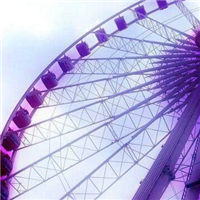 紫色摩天轮头像图片