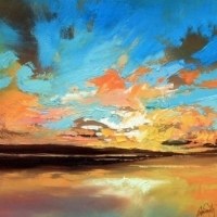 天空的彩绘头像图片