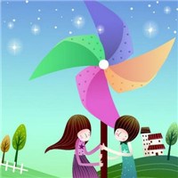 可爱的风车头像图片