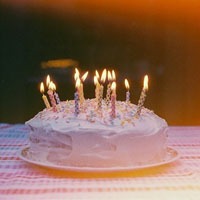 唯美的生日蛋糕与烛光头像图片