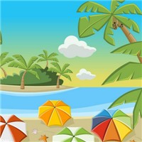 卡通风景头像图片