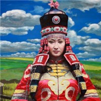蒙古族姑娘头像图片