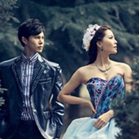 韩式情侣婚纱头像图片