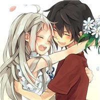 面码仁太，小清新的一对头像图片