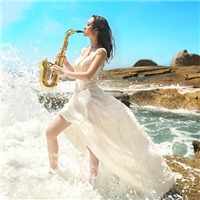 唯美海边婚纱照头像图片