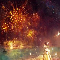 盛放的烟花头像图片