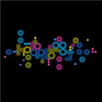 另类黑色背景头像图片