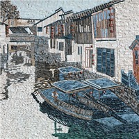 唯美风景拼图头像图片